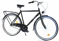 Rowery - Dallas Bike City Alu 3Spd 28 cali Męski Czarny - miniaturka - grafika 1