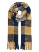 Apaszki i szaliki damskie - ONLY Szal w kolorze karmelowo-granatowym - miniaturka - grafika 1