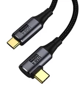 Kable komputerowe i do monitorów - PremiumCord KU4CU03 kabel USB USB4 Gen 3x2 0,3 m USB C Czarny, Szary KU4CU03 - miniaturka - grafika 1