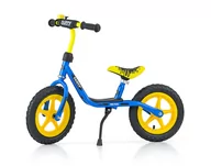 Rowerki biegowe - Milly Mally Dusty 12" Blue-Yellow - miniaturka - grafika 1