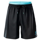 Piłka nożna - Dziecięce Spodenki HUARI DECTIS SHORTS JUNIOR 9667-BLK/SC BLUE - miniaturka - grafika 1