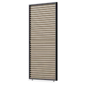 Kratki i pergole - Panel żaluzjowy poziomy regulowany do pergoli ELEGANCE/DELUXE/FUSION 1.3 m Woodgrain - Gutroof - miniaturka - grafika 1