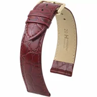Akcesoria do zegarków - Bordowy pasek skórzany 16 mm HIRSCH Crocograin 12302860-1-16 (M) RATY | GRATIS WYSYŁKA | GRATIS ZWROT DO  1 ROKU | 100% ORYGINAŁ!! - miniaturka - grafika 1