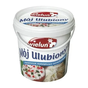 Wieluń Twarożek Kanapkowo-Sernikowy Mój Ulubiony Wiadro 1Kg - Dodatki do ciast w proszku - miniaturka - grafika 1