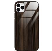 Etui i futerały do telefonów - Etui drewniane iPhone 11 Pro Max Premium Wood Dark Brown Forestzone Glass - miniaturka - grafika 1