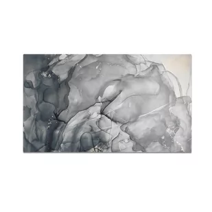 Szklana deska kuchenna HOMEPRINT Płynny szary akryl 60x52 cm - Deski do krojenia - miniaturka - grafika 1