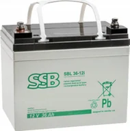 Ładowarki i akumulatory - Akumulator AGM SBL 36-12i 12V36Ah M6 - miniaturka - grafika 1