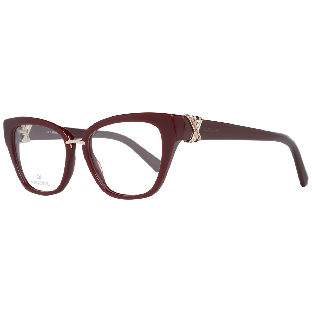 Okulary oprawki damskie Swarovski SK5251 Czerwone