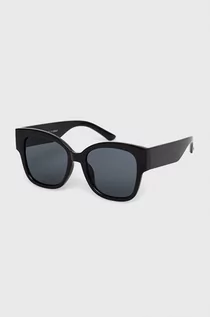 Okulary przeciwsłoneczne - Only okulary przeciwsłoneczne damskie kolor czarny - grafika 1