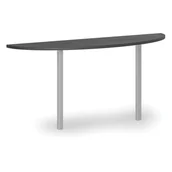 Inne meble biurowe - Dostawka do stołu biurowego PRIMO 1600 mm, grafitowy - miniaturka - grafika 1