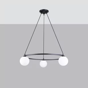 Yoli lampa wisząca 3xG9 czarna SL.1213 - Lampy sufitowe - miniaturka - grafika 1