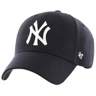 47 Brand New York Yankees MVP Cap B-MVP17WBV-NYB, Kobieta/Mężczyzna, Czapka z daszkiem, Granatowy - Czapki męskie - miniaturka - grafika 1
