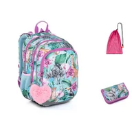 Plecaki szkolne i tornistry - Topgal Komplet szkolny ELLY 23004 SET MEDIUM - miniaturka - grafika 1