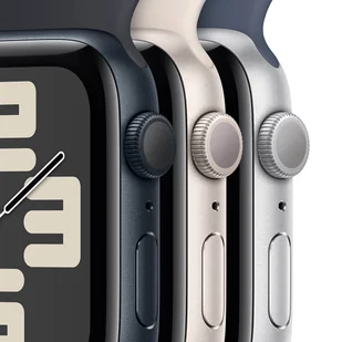 Apple Watch SE GPS Koperta 44mm Opaska sportowa Niebieski - Smartwatch - miniaturka - grafika 4