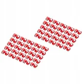 Pozostałe akcesoria sieciowe - Klips na wtyk RJ45 DIGITUS czerwony, opakowanie 100 szt. - miniaturka - grafika 1