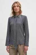 Koszule damskie - Tommy Hilfiger koszula damska kolor niebieski regular z kołnierzykiem klasycznym WW0WW43060 - miniaturka - grafika 1