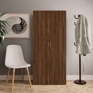 Wieszaki i stojaki - vidaXL Szafa na buty, brązowy dąb, 80x35,5x180 cm - miniaturka - grafika 1