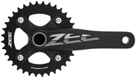 Części rowerowe - Shimano FC-M640 korba 68/73 MM czarna bransoletka z korbą długość 165 MM 2016 MTB FCM640A6 - miniaturka - grafika 1