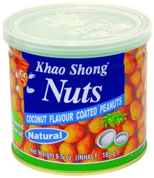 Orzeszki ziemne w skorupce kokosowej 185g - Khao Shong - Kuchnie świata - miniaturka - grafika 1