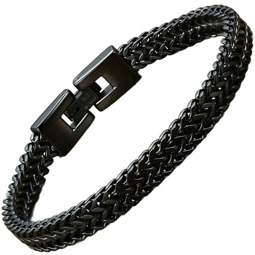 BRANSOLETKA MĘSKA NA RĘKĘ STAL SZLACHETNA CHIRURGICZNA ORYGINALNA MODNA