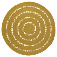 Dywany dla dzieci - Dywan okrągły miodowy Bibek Mango 110x110 - miniaturka - grafika 1