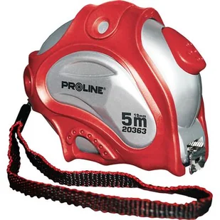 Miara zwijana 3 m x 16 mm dwustronna biała magnes nylon CE Proline - Poziomice, łaty, miary - miniaturka - grafika 1