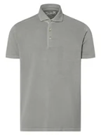 Koszulki męskie - DENIM by Nils Sundström - Męska koszulka polo, szary - miniaturka - grafika 1