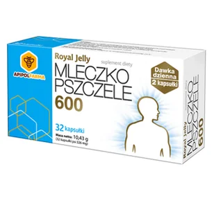 FARMINA Royal Jelly Mleczko pszczele 600, 32 kapsułki - Suplementy naturalne - miniaturka - grafika 1