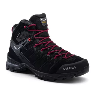 Buty trekkingowe damskie - Salewa Alp Mate WP Mid Shoes Women, czarny/różowy UK 6,5 | EU 40 2022 Trapery turystyczne 00-0000061385-998-6,5 - grafika 1