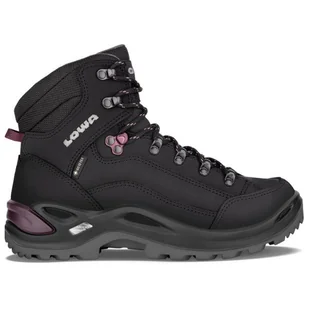 Buty damskie Lowa Renegade GTX Mid Ws Rozmiar butów (UE): 37 / Kolor: czarny/różówy - Buty trekkingowe damskie - miniaturka - grafika 1
