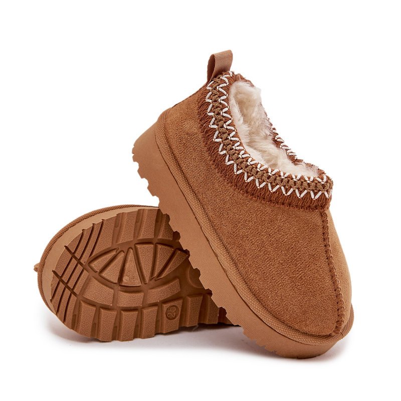 Śniegowce Dziecięce Z Haftem Camel Prina-27