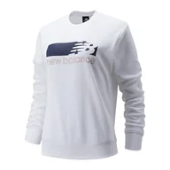 Bluzy sportowe damskie - Bluza New Balance WT13801WT - biała - miniaturka - grafika 1
