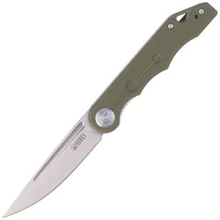 Nóż składany Kubey Mizo, Green G10, Satin 14C28N by Tiguass (KU2101D) - Noże - miniaturka - grafika 1
