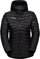 Kurtki i kamizelki sportowe damskie - Kurtka ocieplana damska Mammut Albula IN Hooded Jacket - black - miniaturka - grafika 1