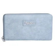 Portfele - Pepe Jeans Jana Portfel z portmonetką niebieski 19,5 x 10 x 2 cm Poliester i PU by Joumma Bags, Niebieski, Talla única, Portfel z portfelem - miniaturka - grafika 1