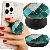 Uchwyty samochodowe do telefonów - Uchwyt do telefonu Popsocket na palce / stojak - ELEGANCKIE MODNE WZORY - miniaturka - grafika 1