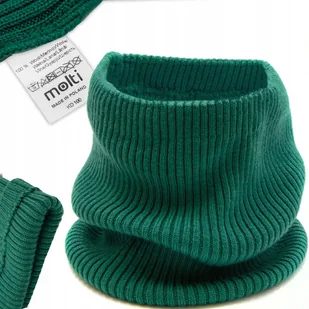 Komin zimowy damski CIEPŁY modny kobiecy WEŁNIANY wełna MERINO polski - Apaszki i szaliki damskie - miniaturka - grafika 1