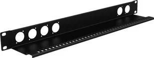 Caymon CAYMON BP106T Panel maskujący do szaf rack 19” z półką odciążającą, 6x D, 1 HE - Akcesoria do szaf serwerowych - miniaturka - grafika 1