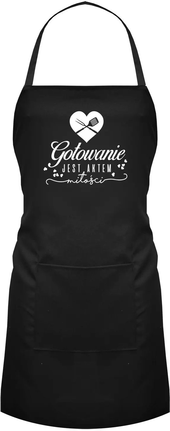Garibald Gotowanie jest aktem miłości - fartuch z nadrukiem