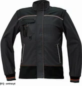 Odzież robocza - CERVA KNOXFIELD kurtka - męska kurtka robocza ze stójką - antracyt 60 - miniaturka - grafika 1