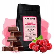 Kawa - Kawa Kafelov MALINY W CZEKOLADZIE 250g ziarno - miniaturka - grafika 1
