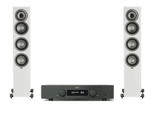 H120 (czarny) +UNI-FI FS U5 (biały) - Zestawy stereo - miniaturka - grafika 1