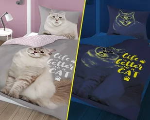 Pościel 140 x 200 2cz FLUO Młodzieżowa Jaime 4540A - Pościel dla dzieci - miniaturka - grafika 3