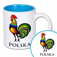 Kubki - Kubek Niebieski Prezent POLSKA PAMIĄTKA Wakacje Wz - miniaturka - grafika 1
