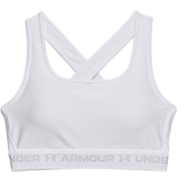 Biustonosz damski Under Armour Crossback Mid Bra-WHT M