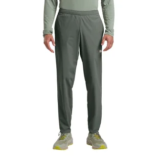 Męskie spodnie softshellowe Jack Wolfskin PRELIGHT SWIFT PANT M slate green - S - Spodnie sportowe męskie - miniaturka - grafika 1
