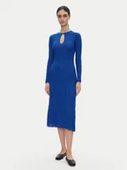 Sukienki - Pepe Jeans Sukienka dzianinowa Natasha PL953642 Niebieski Slim Fit - miniaturka - grafika 1