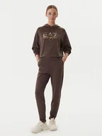Dresy damskie - EA7 Emporio Armani Dres 7W000687 AF12502 U6063 Brązowy Regular Fit - miniaturka - grafika 1