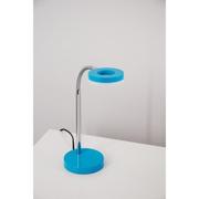Lampy stojące - Reality Leuchten Niebieska lampa stołowa LED RENNES - miniaturka - grafika 1