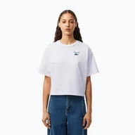 Koszulki i topy damskie - Koszulka damska Lacoste TF2523 flour - miniaturka - grafika 1